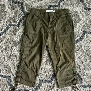 New Sonoma Olive Green capris
